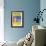 Flying Saucers Magazine Cover-null-Framed Art Print displayed on a wall