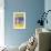 Flying Saucers Magazine Cover-null-Framed Art Print displayed on a wall