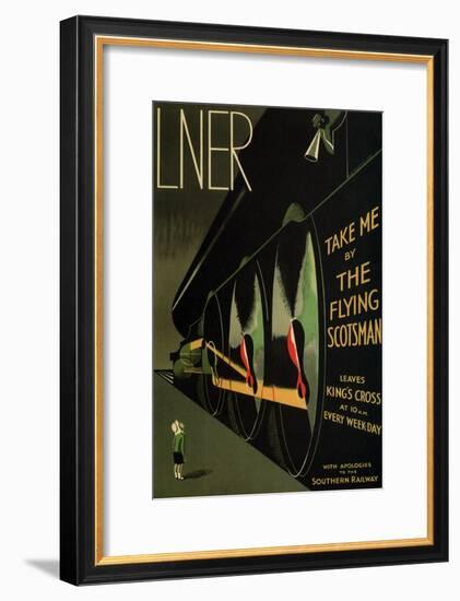 Flying Scotsman-null-Framed Giclee Print