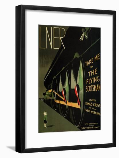 Flying Scotsman-null-Framed Giclee Print