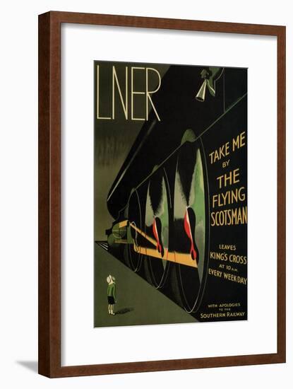 Flying Scotsman-null-Framed Giclee Print