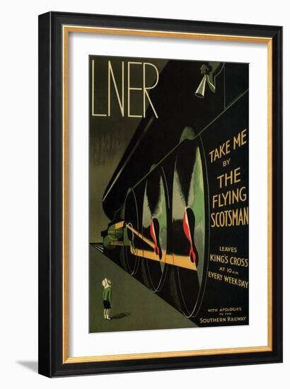 Flying Scotsman-null-Framed Giclee Print