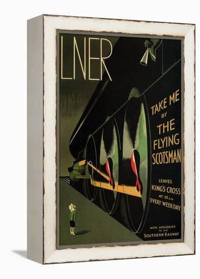 Flying Scotsman-null-Framed Premier Image Canvas