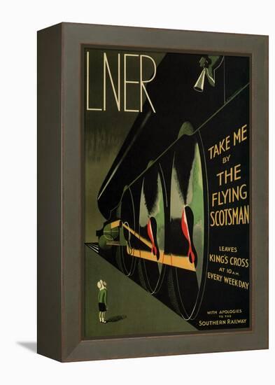 Flying Scotsman-null-Framed Premier Image Canvas