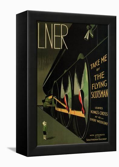 Flying Scotsman-null-Framed Premier Image Canvas