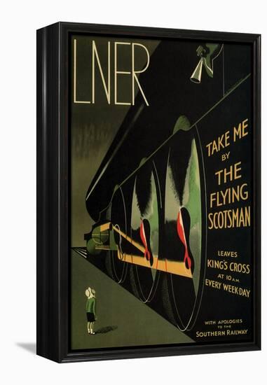 Flying Scotsman-null-Framed Premier Image Canvas