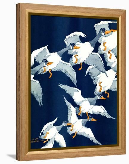 "Flying South,"November 20, 1937-Ski Weld-Framed Premier Image Canvas