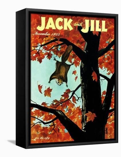 Flying Squirrel - Jack and Jill, November 1955-Georgeann Helms-Framed Premier Image Canvas