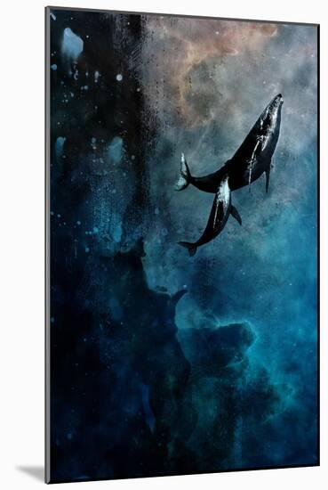 Flying Whales-Alex Cherry-Mounted Art Print