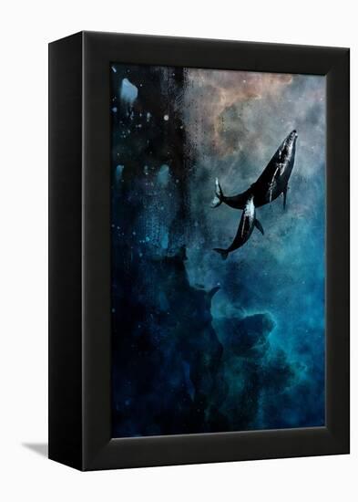 Flying Whales-Alex Cherry-Framed Stretched Canvas