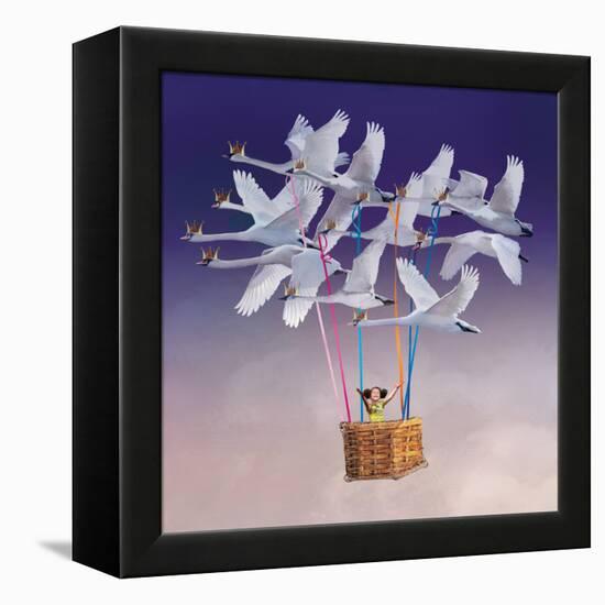 Flying with Swans-Nancy Tillman-Framed Stretched Canvas