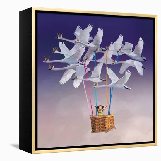 Flying with Swans-Nancy Tillman-Framed Stretched Canvas
