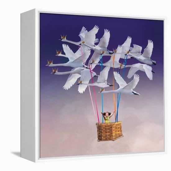 Flying with Swans-Nancy Tillman-Framed Stretched Canvas