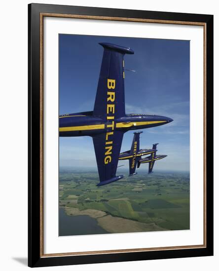 Flying with the Aero L-39 Albatros of the Breitling Jet Team-Stocktrek Images-Framed Photographic Print