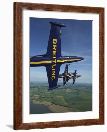 Flying with the Aero L-39 Albatros of the Breitling Jet Team-Stocktrek Images-Framed Photographic Print