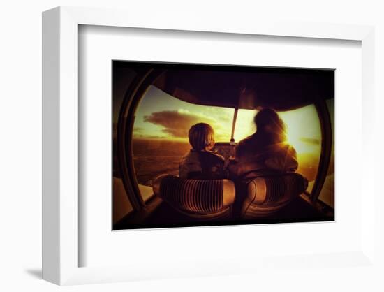 Flying-null-Framed Premium Giclee Print