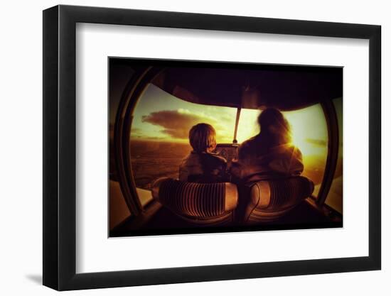 Flying-Sebastien Lory-Framed Photographic Print