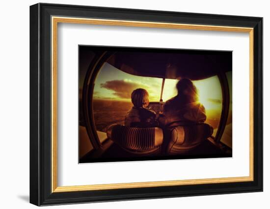 Flying-Sebastien Lory-Framed Photographic Print