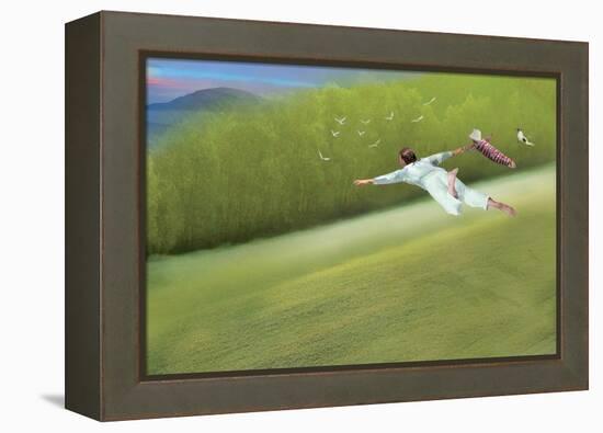 Flying-Nancy Tillman-Framed Stretched Canvas