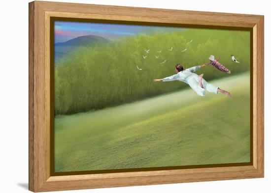 Flying-Nancy Tillman-Framed Stretched Canvas