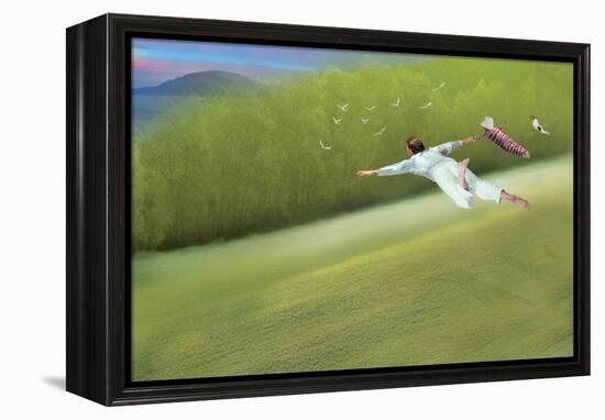 Flying-Nancy Tillman-Framed Stretched Canvas