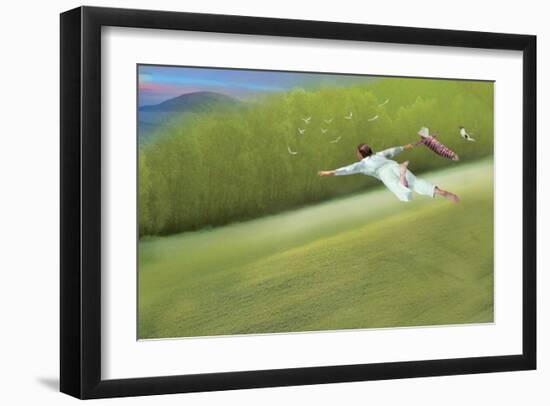 Flying-Nancy Tillman-Framed Premium Giclee Print