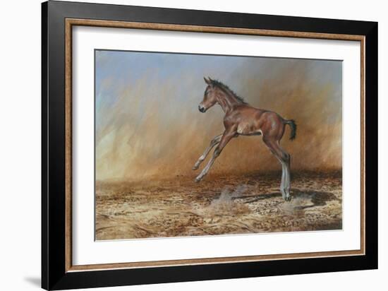 Foal Jumping for Joy-Michael Jackson-Framed Giclee Print