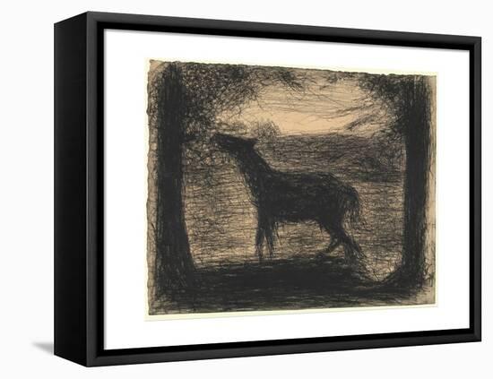 Foal (Le Poulain), 1882-83-Georges Pierre Seurat-Framed Premier Image Canvas