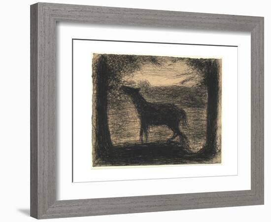 Foal (Le Poulain), 1882-83-Georges Pierre Seurat-Framed Giclee Print