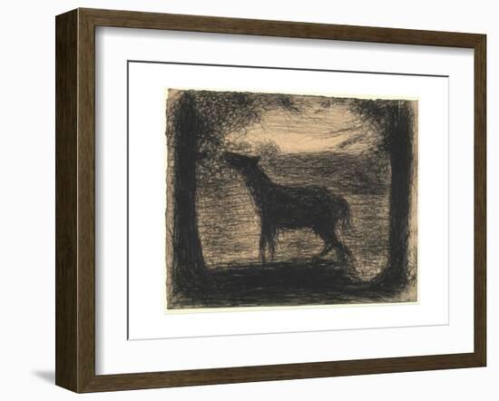 Foal (Le Poulain), 1882-83-Georges Pierre Seurat-Framed Giclee Print