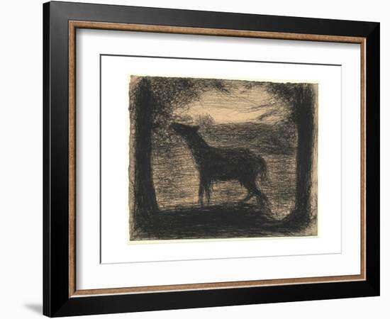 Foal (Le Poulain), 1882-83-Georges Pierre Seurat-Framed Giclee Print