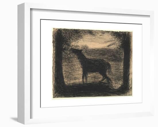 Foal (Le Poulain), 1882-83-Georges Pierre Seurat-Framed Giclee Print