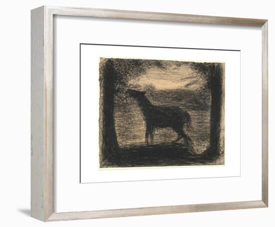 Foal (Le Poulain), 1882-83-Georges Pierre Seurat-Framed Giclee Print