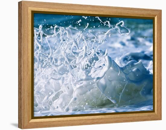 Foam Splashes in the Sea-null-Framed Premier Image Canvas