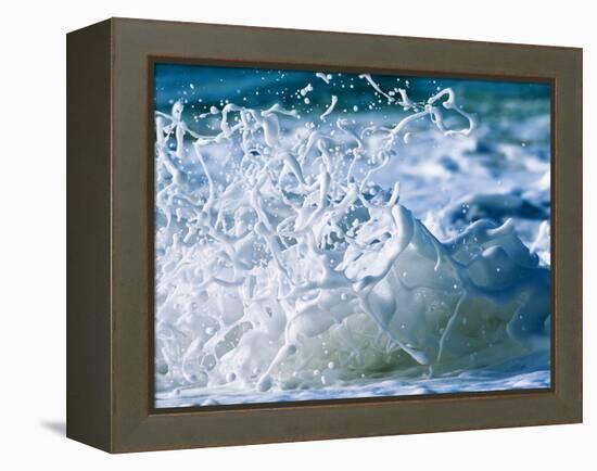 Foam Splashes in the Sea-null-Framed Premier Image Canvas