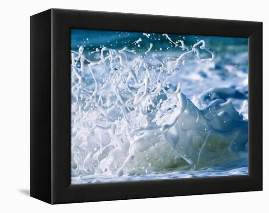 Foam Splashes in the Sea-null-Framed Premier Image Canvas