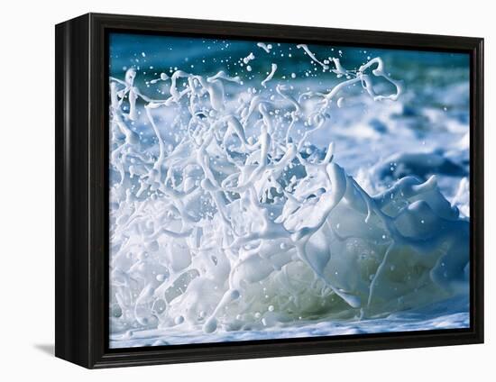 Foam Splashes in the Sea-null-Framed Premier Image Canvas