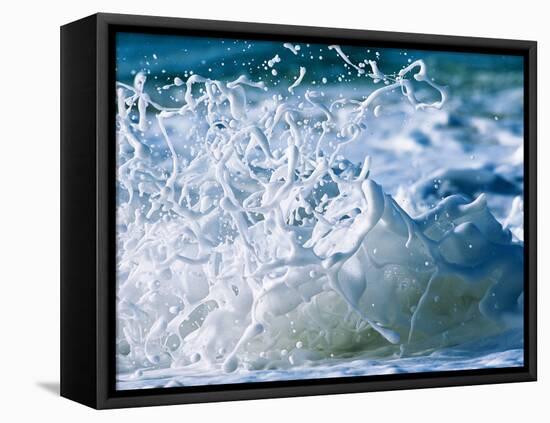 Foam Splashes in the Sea-null-Framed Premier Image Canvas