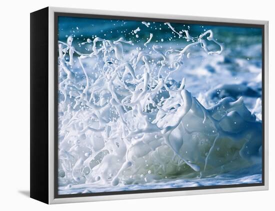 Foam Splashes in the Sea-null-Framed Premier Image Canvas