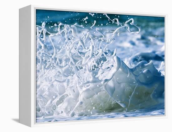 Foam Splashes in the Sea-null-Framed Premier Image Canvas