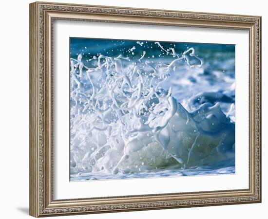 Foam Splashes in the Sea-null-Framed Photographic Print