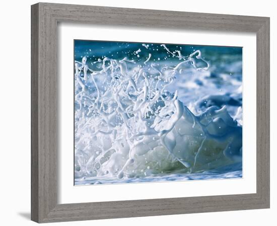 Foam Splashes in the Sea-null-Framed Photographic Print