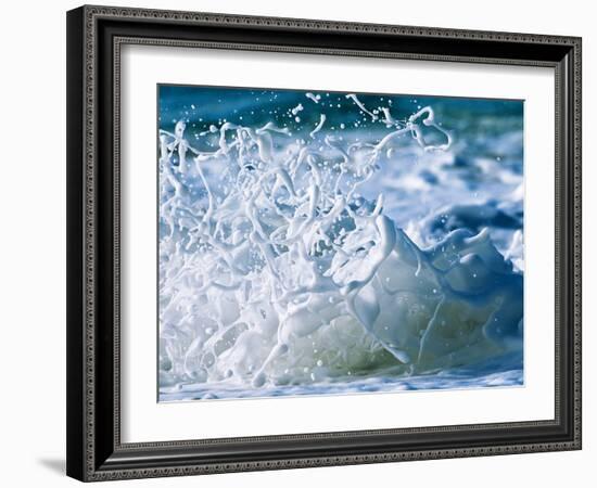 Foam Splashes in the Sea-null-Framed Photographic Print