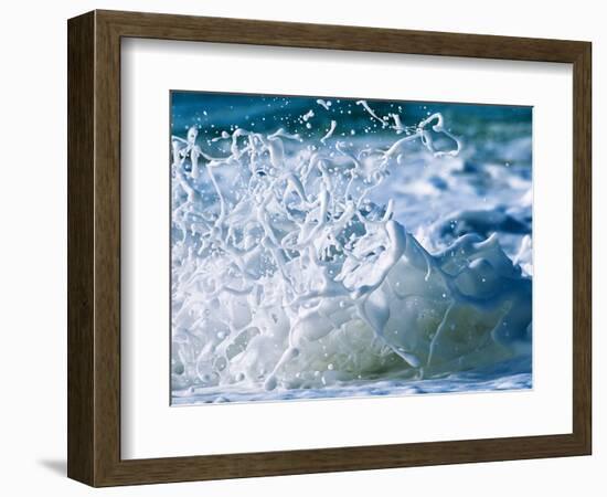 Foam Splashes in the Sea-null-Framed Photographic Print