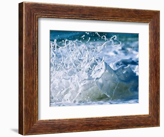 Foam Splashes in the Sea-null-Framed Photographic Print