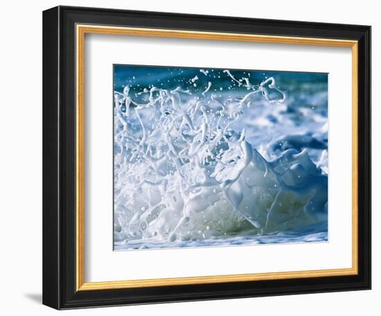 Foam Splashes in the Sea-null-Framed Photographic Print