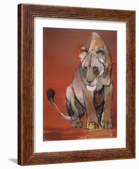 Focus, 2021, (Oil on Canvas)-Mark Adlington-Framed Giclee Print