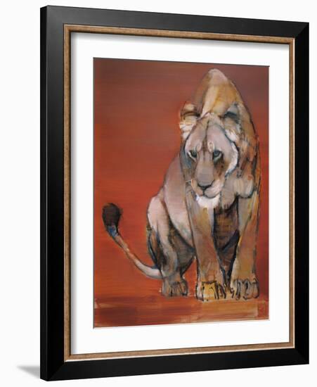 Focus, 2021, (Oil on Canvas)-Mark Adlington-Framed Giclee Print