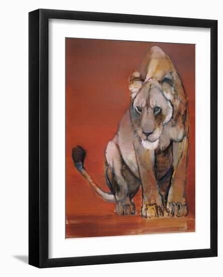 Focus, 2021, (Oil on Canvas)-Mark Adlington-Framed Giclee Print