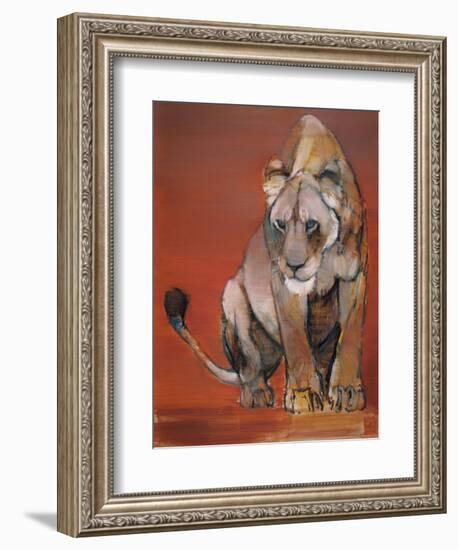 Focus, 2021, (Oil on Canvas)-Mark Adlington-Framed Giclee Print